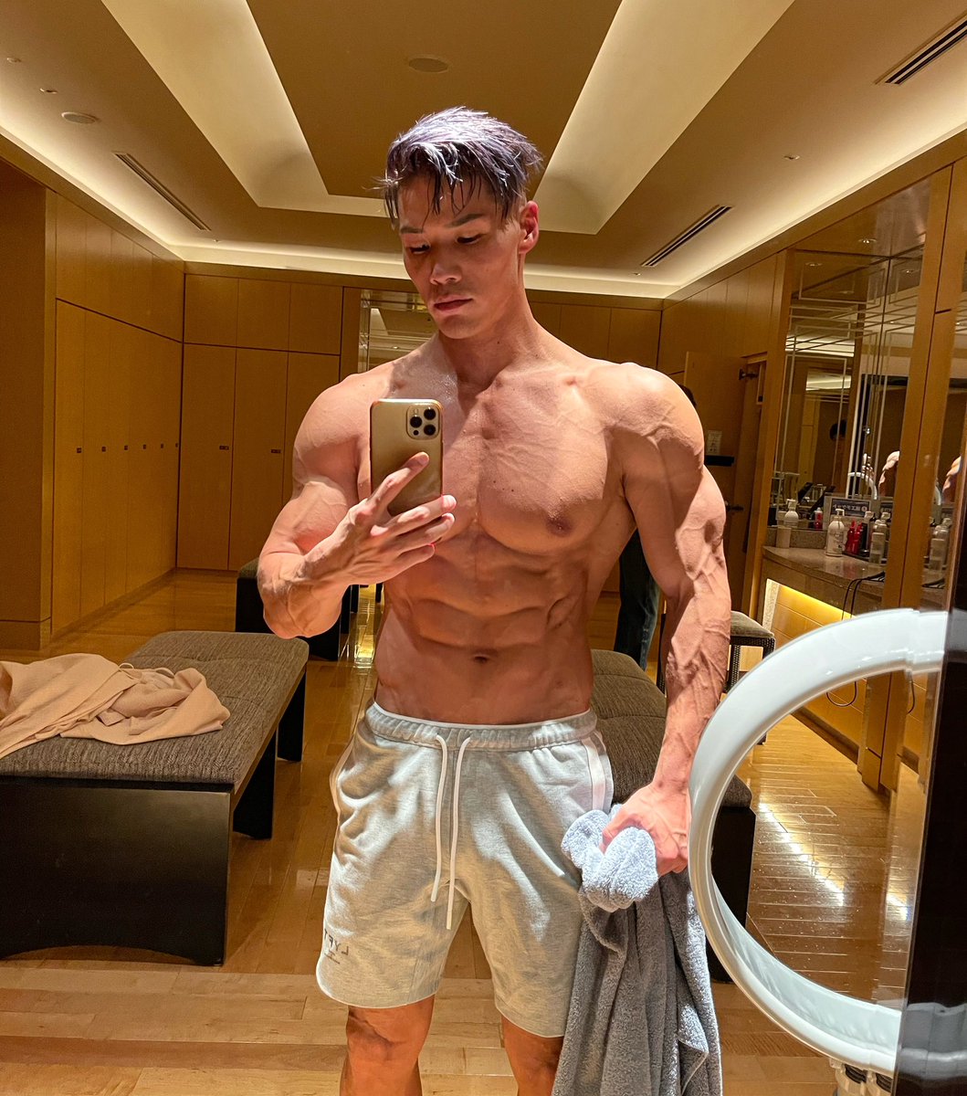 サウナ後にバリバリ絞れてた去年の9月末