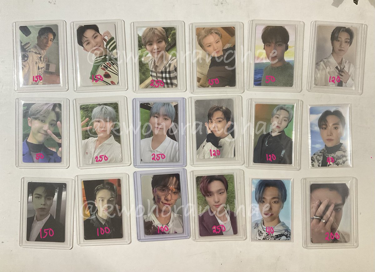 kwohoranghae's tweet photo. Ic interest check wts lfb

- Will be selling as a whole SET
- All pc with toploader na
- x for sensi; 8-9/10 condi
- marked pcs with slight flaws
- can ship to different addresses but will only transact to one
- ₱5,320 2 weeks dop (PAYO: ₱5,200) 
- mod: jnt, lbc, sdd https://t.co/APX7wrBaDj