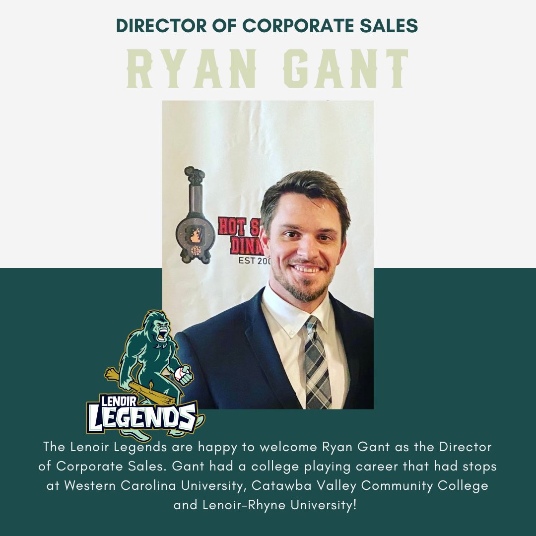 SMTimberkings's tweet photo. Help us welcome @CoachGant7 to the Legends!

If you’re interested in sponsorship opportunities with the Legends, please email Ryan at ryan@lenoirlegends.com! https://t.co/tces2ivYkm