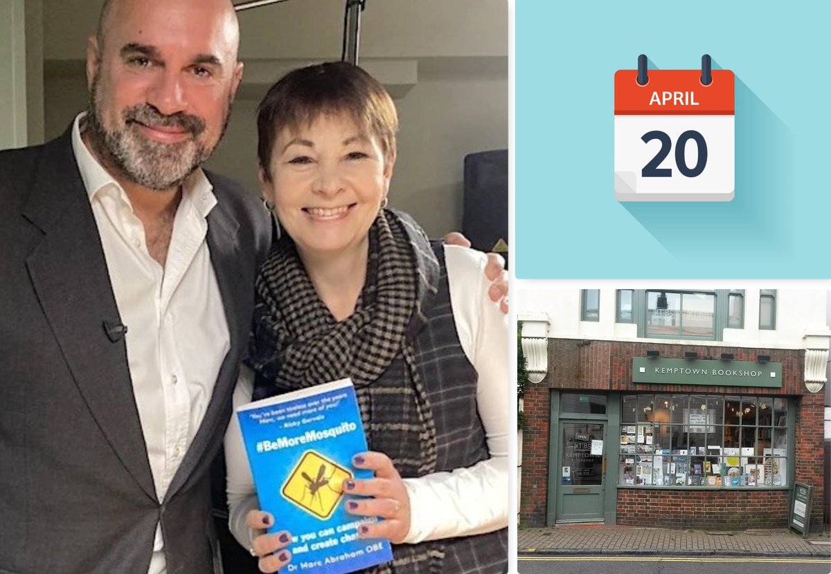 EVENT: Few places left for my 'Author Q&A' chat with @KemptownBkshop owner @CathyHayward7 about campaigning & how to create change. Free to attend with all donations to help @RSPCABrighton rescue pets. Reserve your seat: eventbrite.co.uk/e/author-qa-me… #BeMoreMosquito #Brighton #Kemptown
