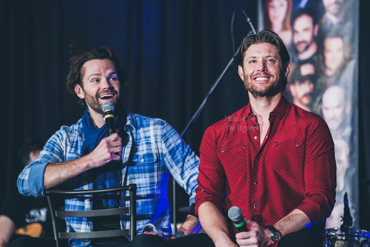 Happy #J2sDay ❤️💙 Starting the day with a smile (or two) @JensenAckles @jarpad @CreationEnt #SPNATL