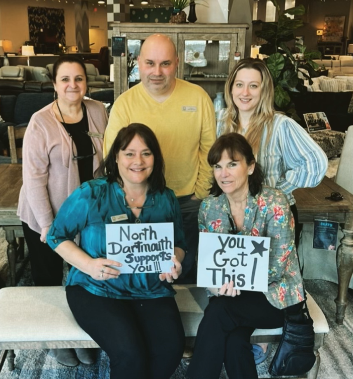 UPDATE: Bob's Discount Furniture workers in Nesconset, NY have voted YES to unionize making them the 15th store to do so! @ufcw888 
From your North Dartmouth coworkers: We're so excited for you to join us. Together, we can build a better Bob's. 💪