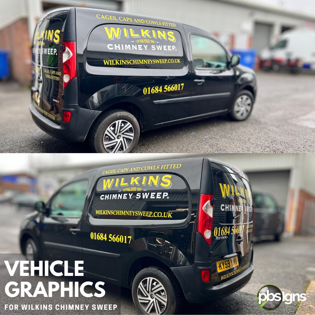 New vehicle graphics for <a href="/Wilkins_Chimney/">Wilkinschimneysweep</a>👍👍

#vehiclegraphics #branding #signwriting #qualityquickly