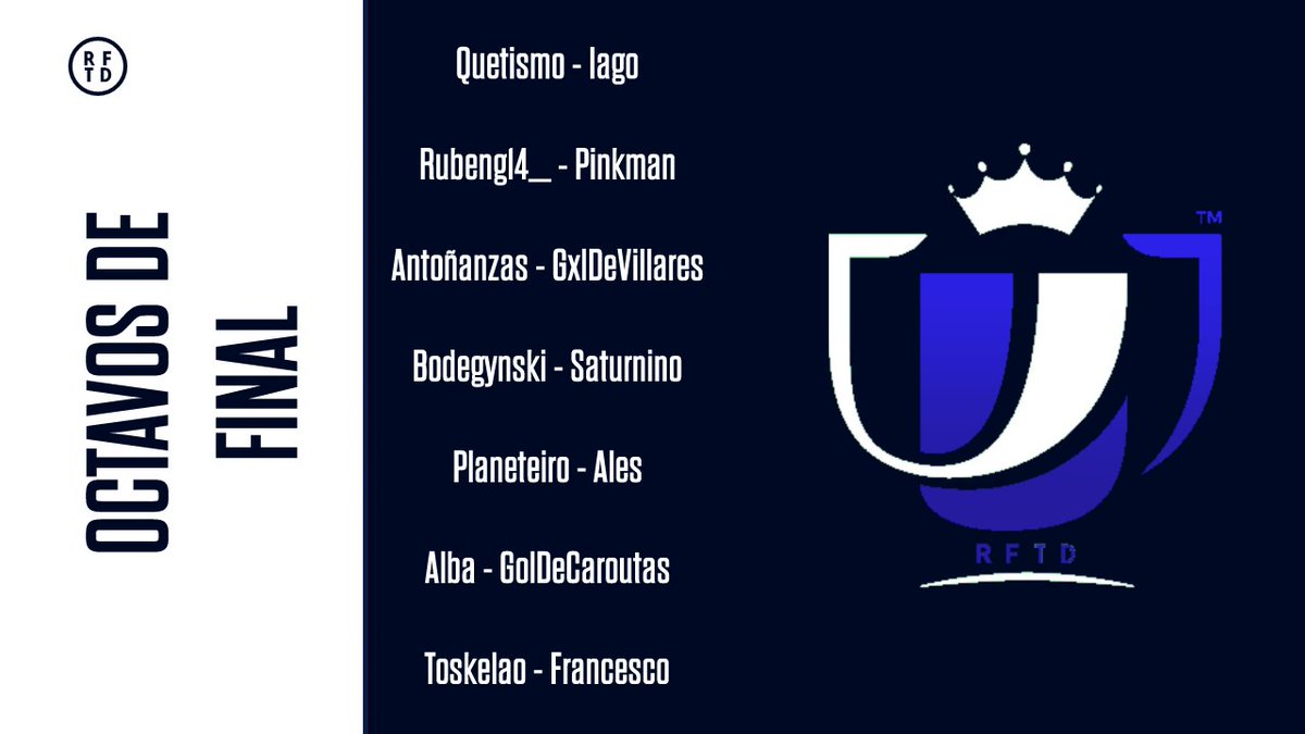 CopaChorbo's tweet photo. ⚔️ OCTAVOS de FINAL ⚔️

¿Creíais que nos habíamos olvidado 😳? https://t.co/uMP1By08jz