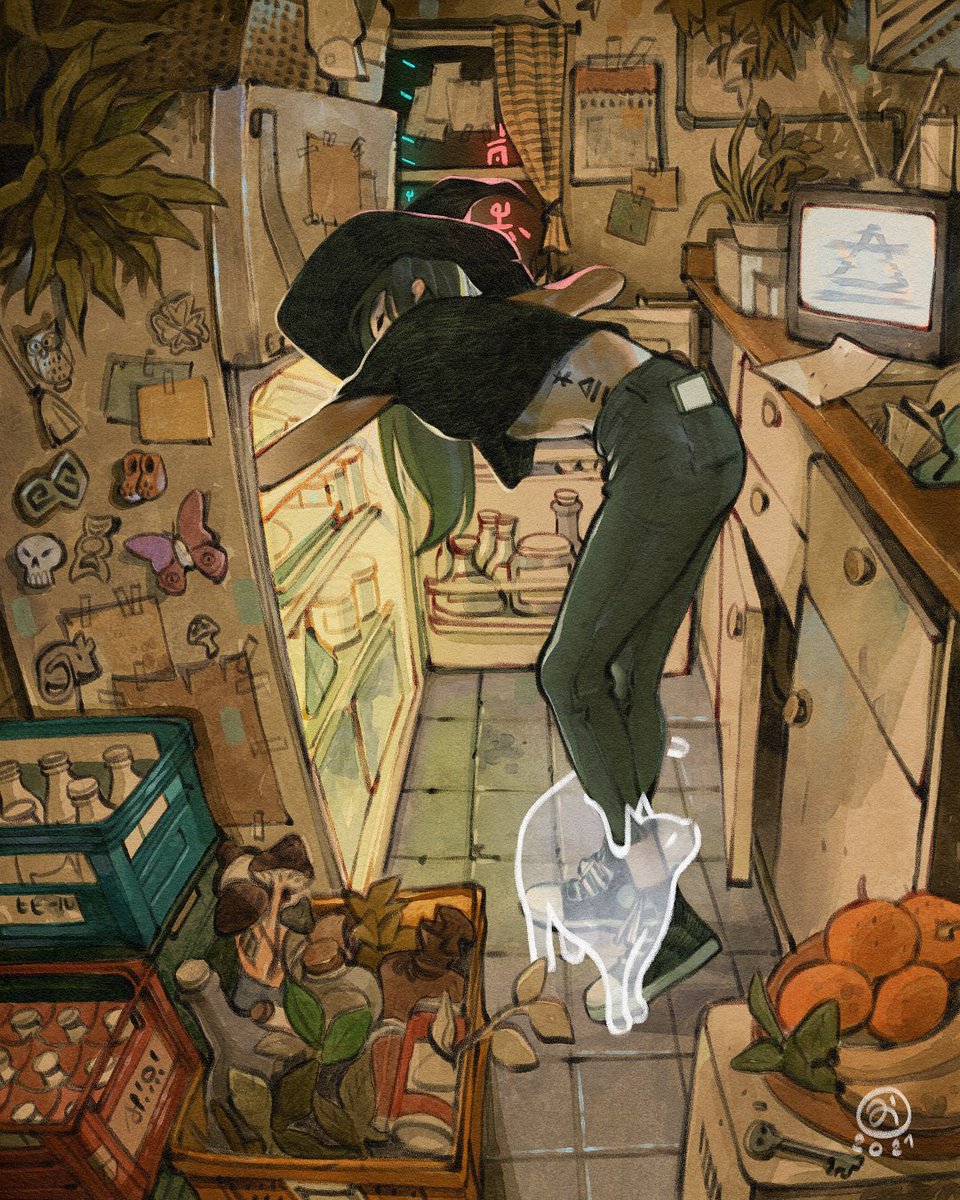 Hello #PortfolioDay! I'm an illustrator and comic book artist that likes cozy, magic and warm environments. ♥️