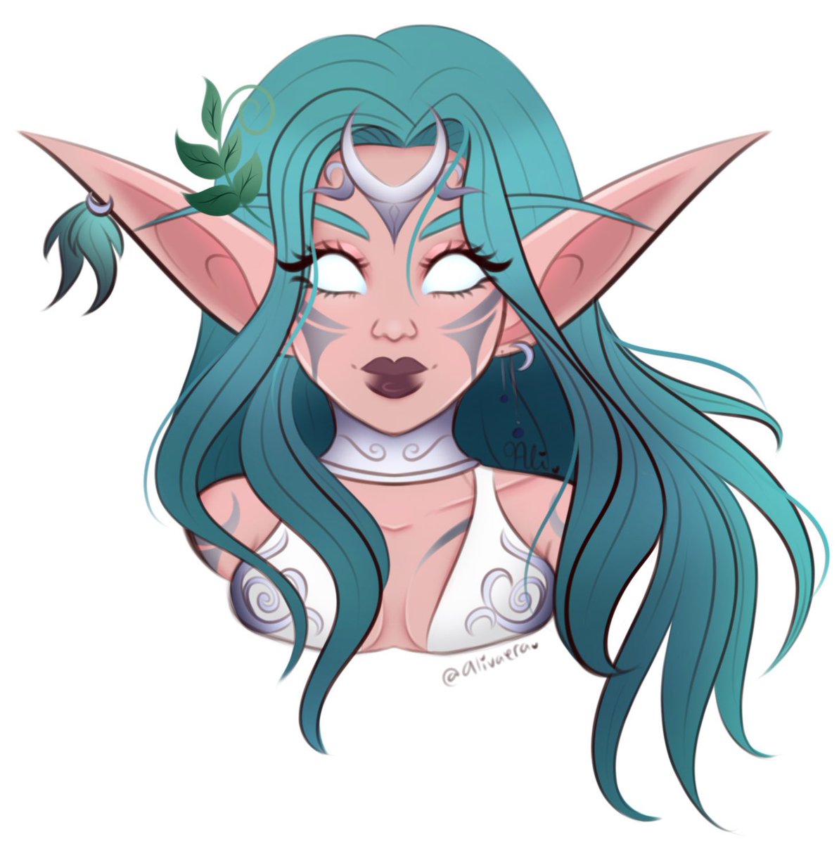 Alivaera's tweet photo. Hi hi #PortfolioDay my name is Ali and I am a hobbyist digital artist (when I have the time 😅) Drawing WoW/fantasy females is my favorite thing! https://t.co/jWaA15k9cH