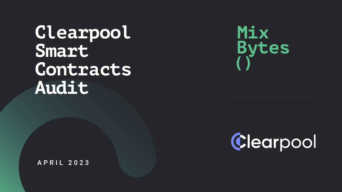 1/
Our team recently audited <a href="/ClearpoolFin/">Clearpool</a>'s smart contracts, which include the possibility of an auction process in case of a pool default.

#defi #security #audit