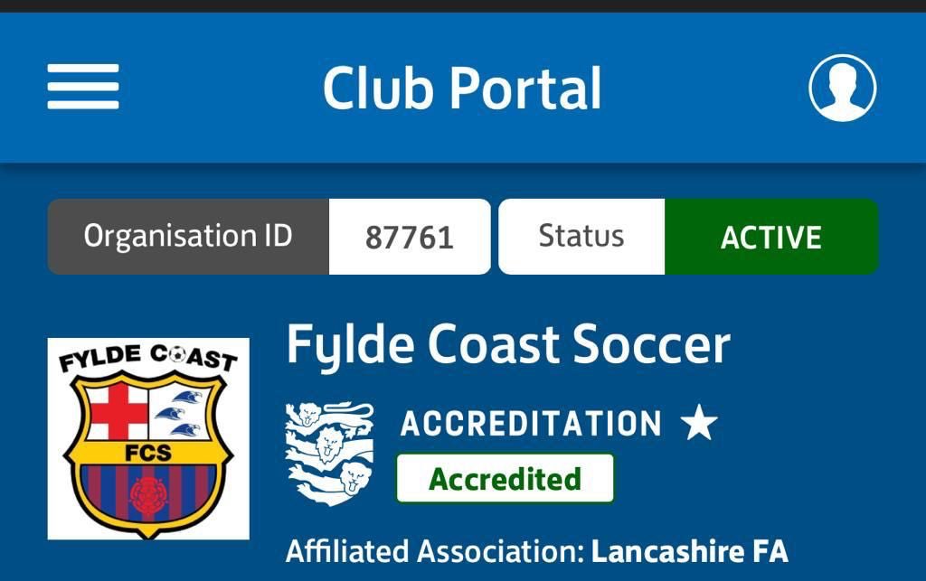 Proud to have been granted 1️⃣ ⭐️ accreditation by the <a href="/LancashireFA/">Lancashire FA</a>.

This is just the beginning for us as we strive towards 2 &amp; 3 star accreditation in the future.

Thank you to all who helped make it happen 👏🏻

#BetterNeverStops #EnglandFootballAccredited #CommunityClub