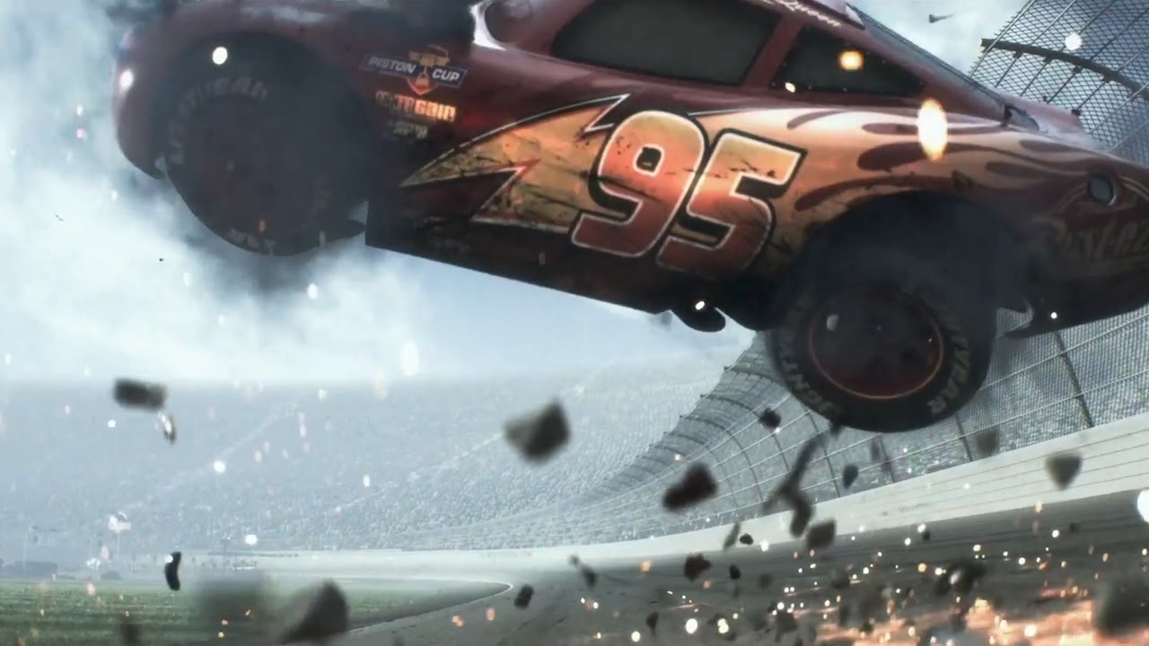 Daily Pixar Cars Facts on X: Daily Pixar cars fact #374: In the Cars 3  Trailer, McQueen crashes at day time, in the movie, he crashes at night  time  / X