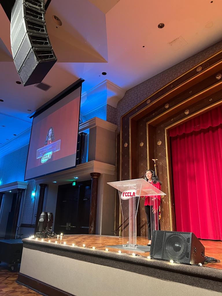 A month ago, #NCFCCLA leaders were in Greensboro, North Carolina for the 2023 State Leadership Conference. These #incREDible state officers and chapter members showed #FCCLA spirit at #NCslc23. #FamilyAndConsumerSciences