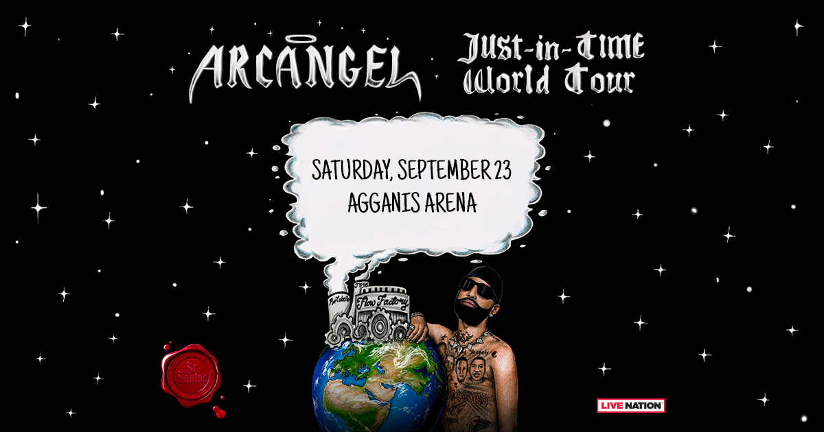 AgganisArena's tweet photo. Live Nation Presents: Arcangel

⚙️ LA MARAVILLA ⚙️ @Arcangelprrra lands at Agganis Arena with his #justintimetour on September 23rd! Tickets go on sale Thursday, April 13th @ 10 AM local!

🎟️https://t.co/N90auIQUhB https://t.co/hObW3thFBi