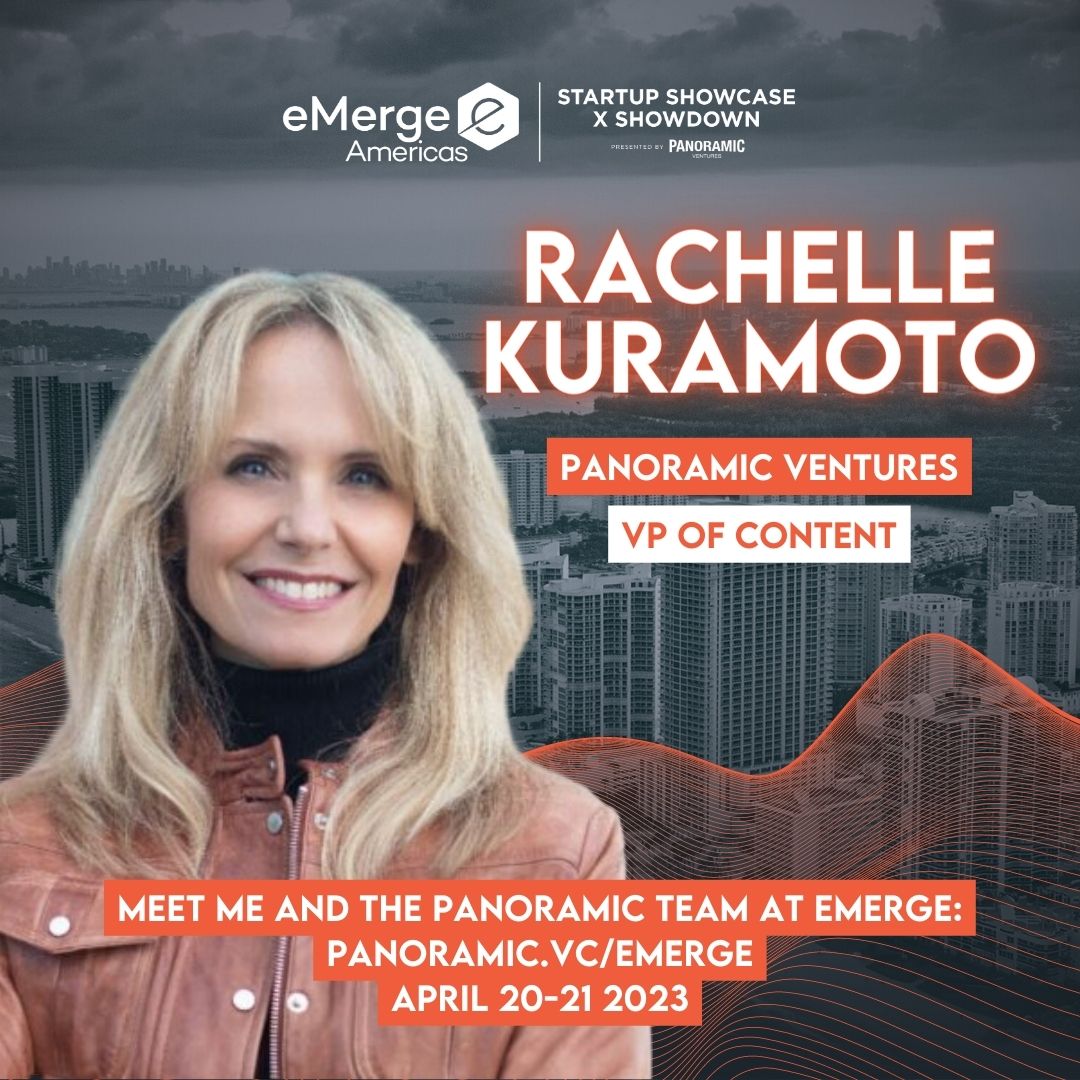 I'm joining the @Panoramicvc team at <a href="/eMergeAmericas/">eMerge Americas</a> for @startupshowdown on April 20-21. 

If you'll be there or in Miami, hit me up! I'm booking interviews with founders, mentors, and judges. I'd love to share your #innovation story.

#event #vc #storytelling #startup