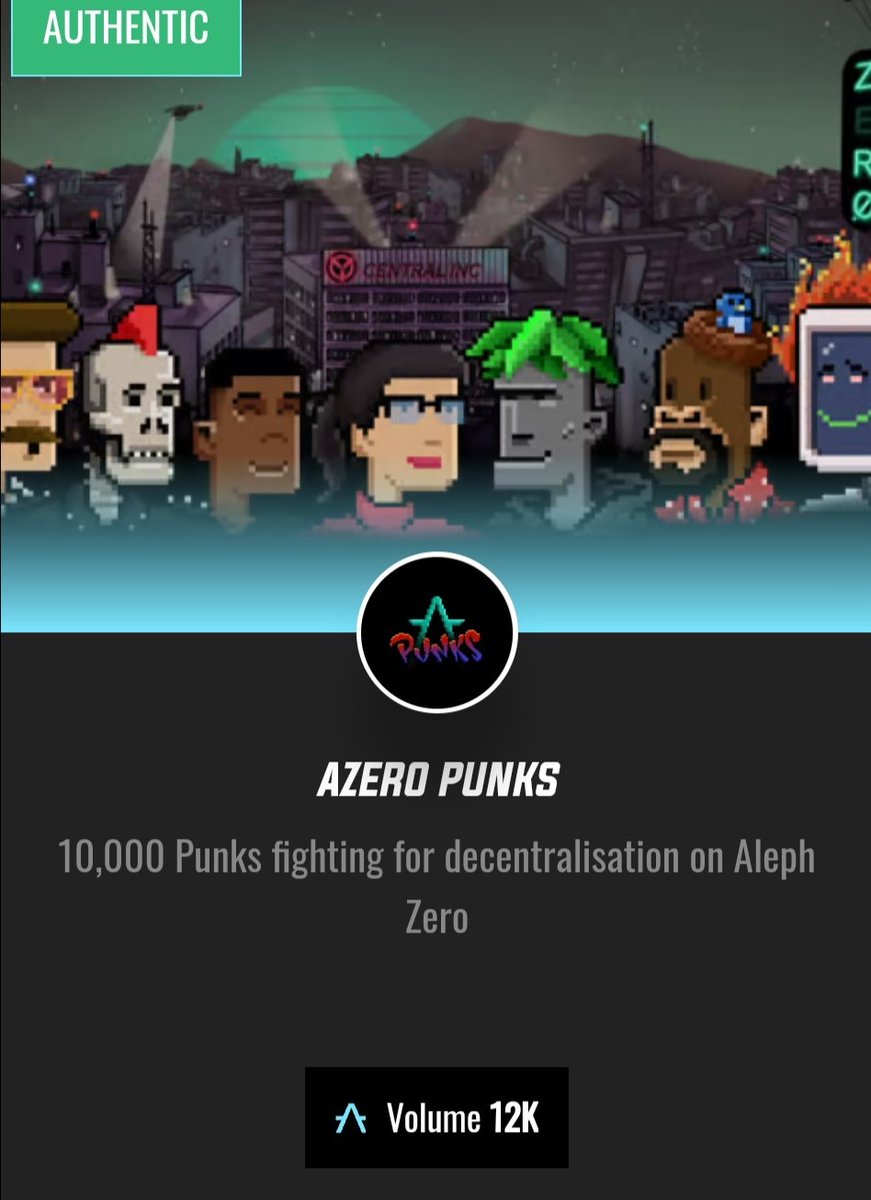 rt4040000's tweet photo. Congratulations @PunksAzero for reaching the 10k $AZERO transactions volume milestone of its nft on @ArtZero_io marketplace ๐ฅโ๏ธ๐พ
Road to 20k milestone ๐ช
#AZEROPUNKS #ArtZero https://t.co/Yhjgp3PERn