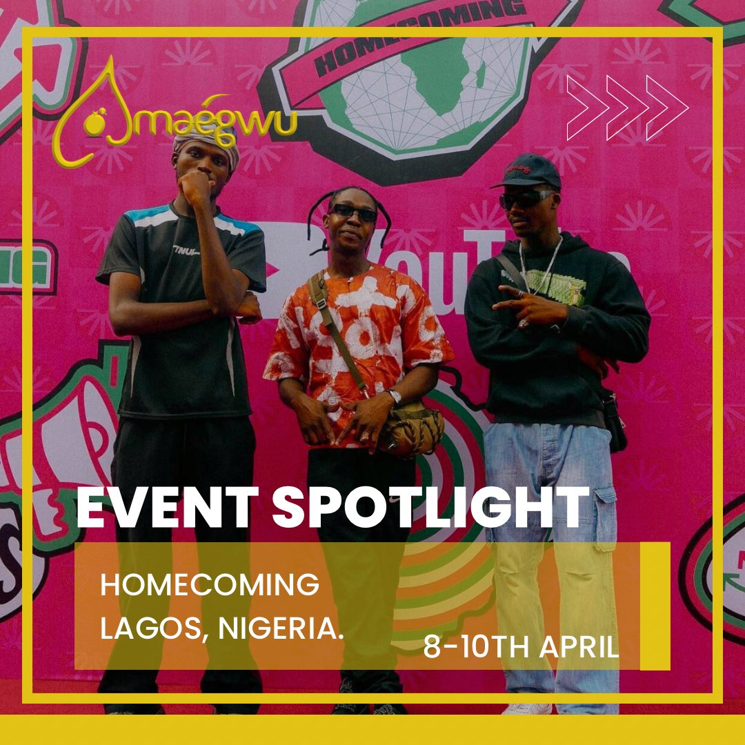 amaegwu_'s tweet photo. Coming back to Nigeria for its fifth anniversary, Homecoming Festival presented the best of contemporary culture through the lens of Africa’s trend-setting creative generation

🎥 @ourhomecoming 

#HomeComing #Amaegwu #Lagos #Nigeria #NigerianMusic #AfricanMusic #afrobeats https://t.co/QTrfe3YHS3