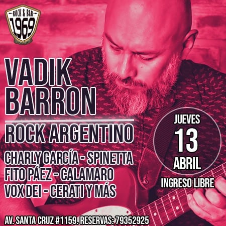 Este jueves nos vemos en 1969 Rock &amp; Bar