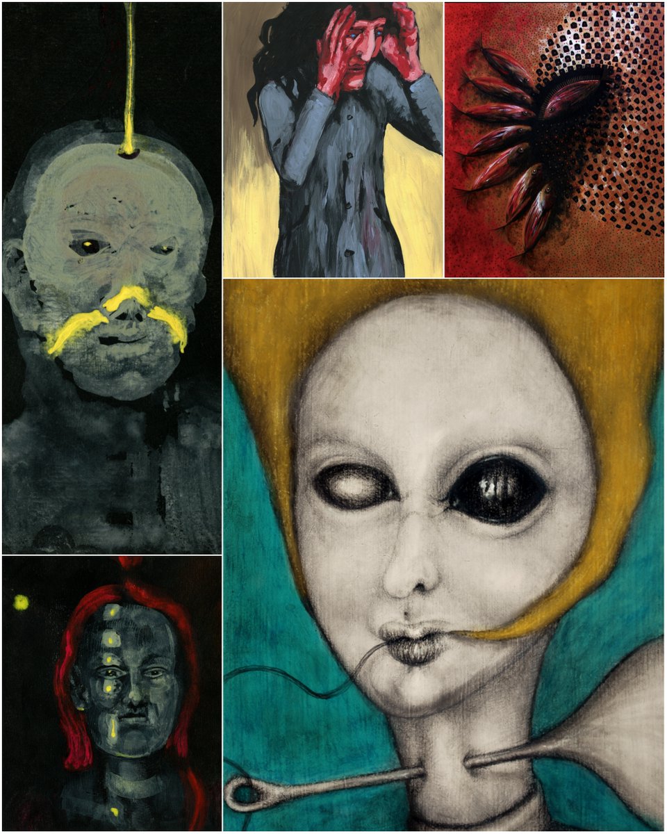 Gm!

Wow! A mysterious collector (metamen.tez) has bought many of my traditional artworks on primary and on secondary market! 
It always makes me happy when someone connects with my weird creatures! 🙏😊♥️♥️