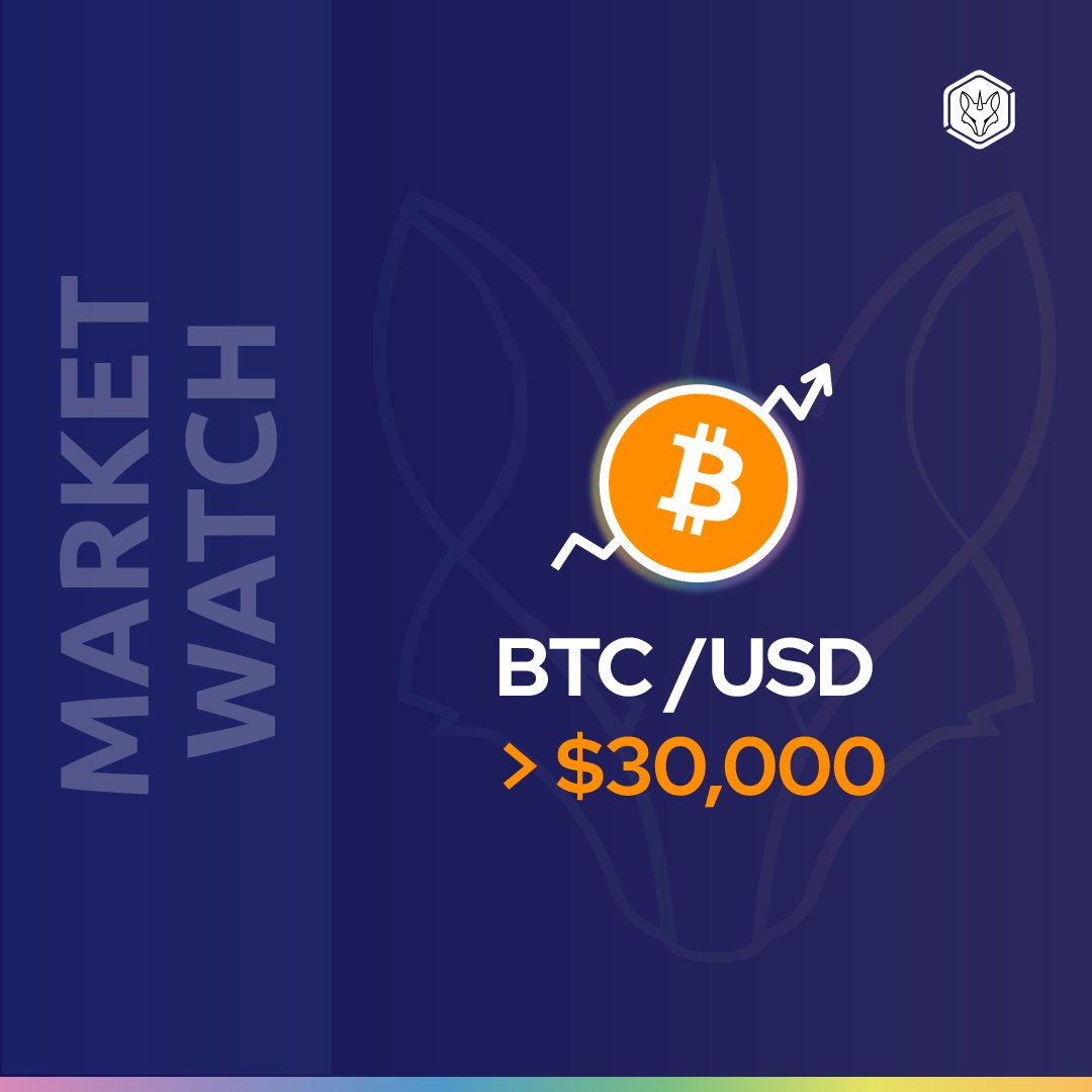 unifoxai's tweet photo. Looks like #Bitcoin is out of its winter slumber and hitting the $30K mark!🦊🔥
 
#UniFox $BTC $ETH #AI #Cryptonews https://t.co/IINgSmpr73