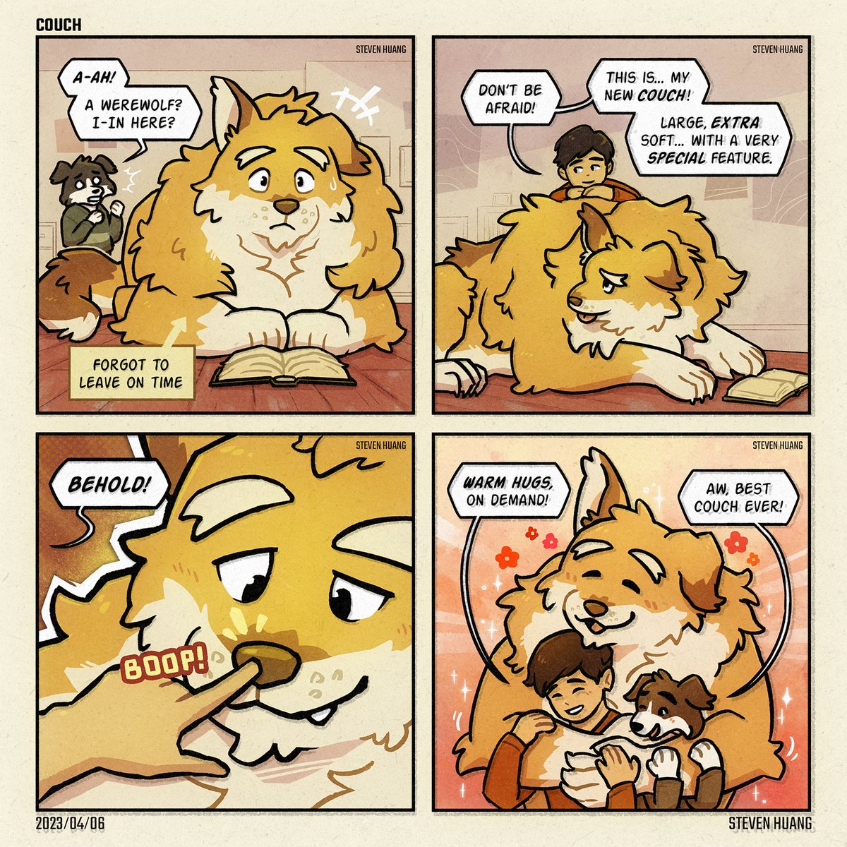 EvenSteven_H's tweet photo. Introducing werewolves to your friends needn't be so hard! https://t.co/vmmhGqvrgO
