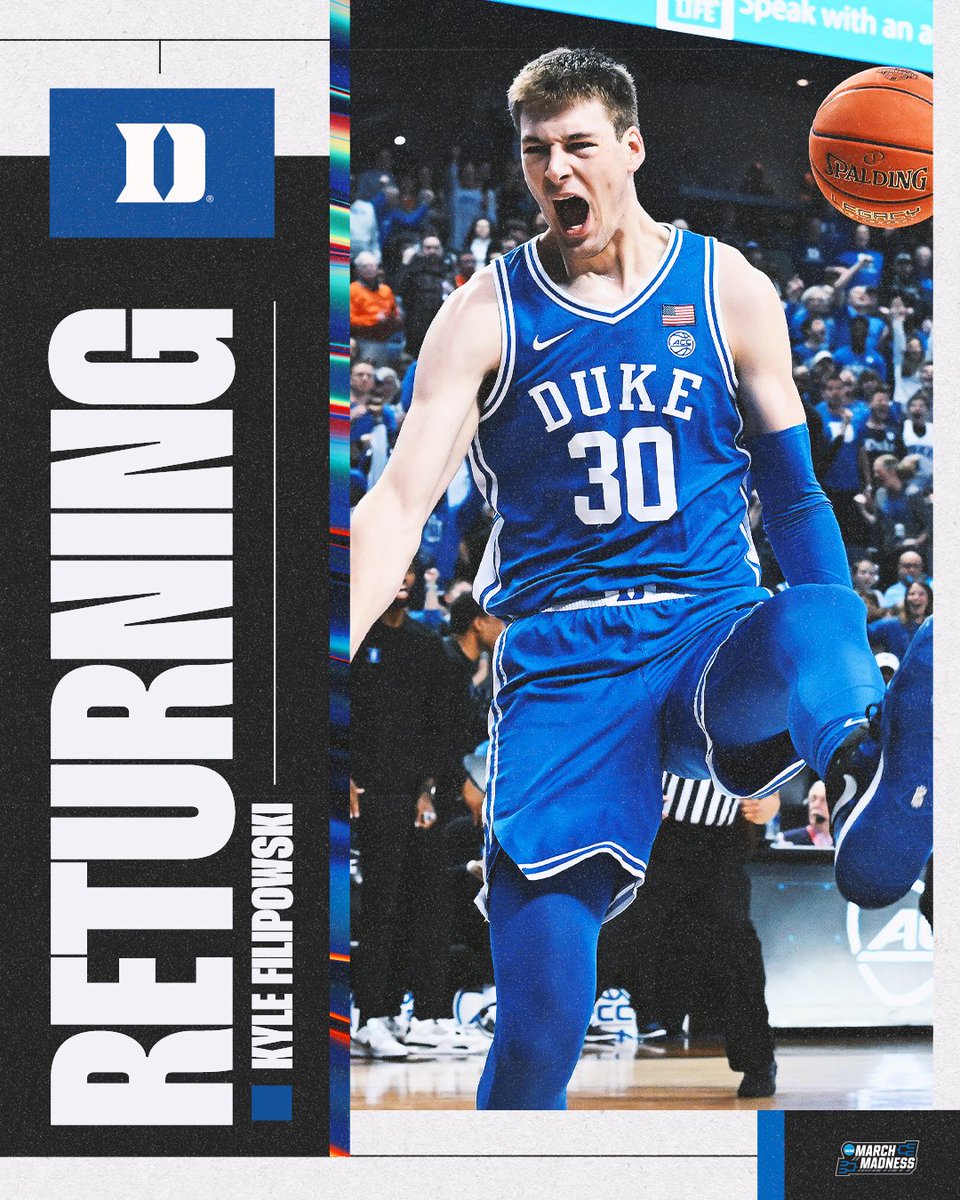 FLIP IS BACK 😈

Kyle Filipowski announced that he will return next season! 👀