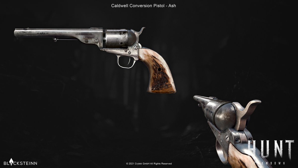 Blacksteinn's tweet photo. Introducing the concept art of the pistols that the #Blacksteinn artists created for #Huntshowdown @Crytek!
@HuntShowdown
#inspiration #conceptart #2art #2D #gameart https://t.co/nIAifxvkKw