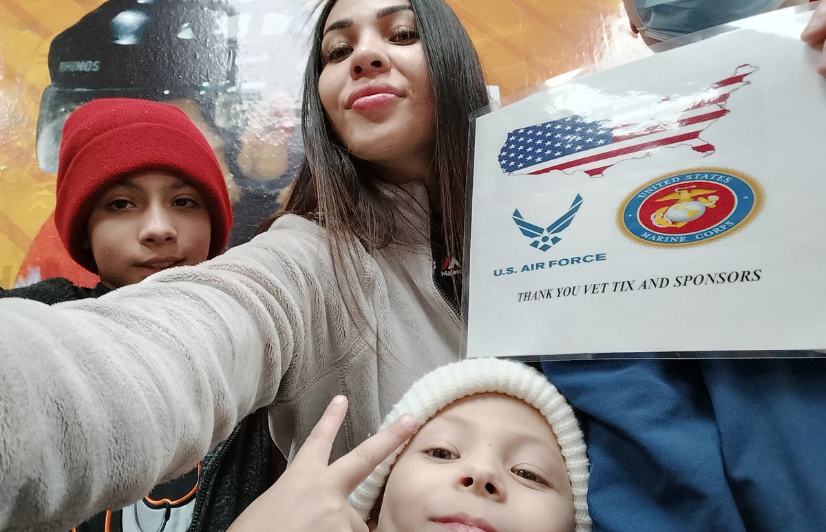 1stTix's tweet photo. El Paso Rhinos vs. New Mexico Ice Wolves. Donated by: El Paso Rhinos - NAHL/NA3HL. #USAF #VETERNA Rudy writes I WOULD LIKE TO THANK VETTIX & THE SPONSORS WHO MADE MY FAMILY OUTING POSSIBLE & VERY MUCH LOOKING FOWARD AGAIN IN THE NEAR FUTURE ANY ADDL AVAILABLE TICKETS🙂 https://t.co/zEHnx2i8cg