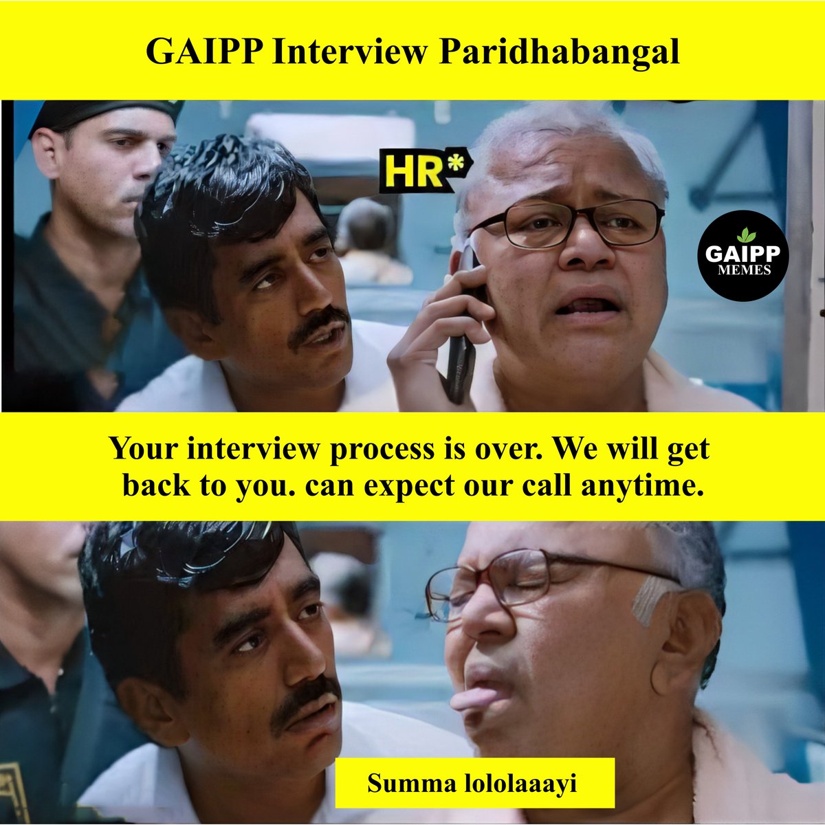 #itmemes #itcompany #itfun #gaipp #gaippmeme #HRMemes #ittamilmeme #interview