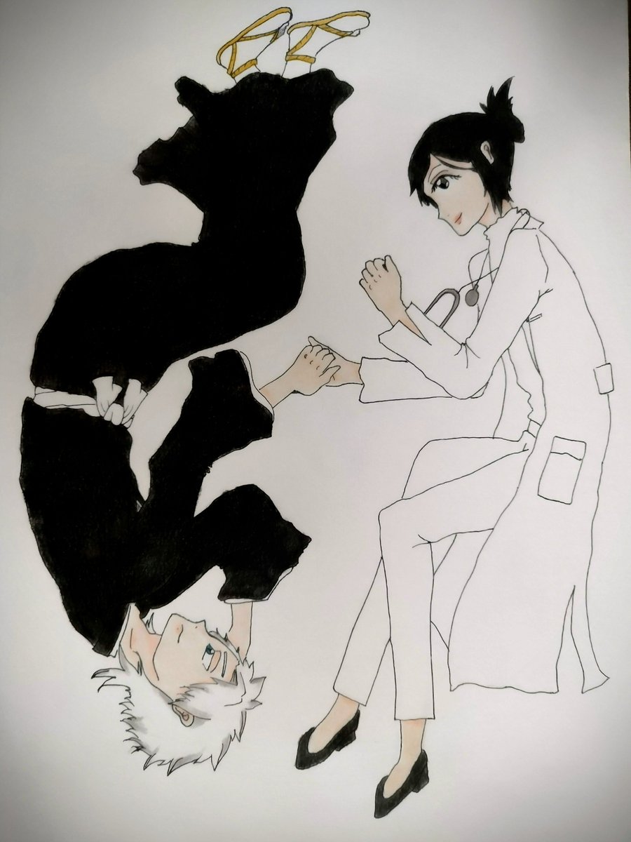 aniinhacristal's tweet photo. 「 DAY 7: LIFE AND DEATH 」
The way Kurosakis are destined to be with their opposites ☯️
#HKWeek2023 #hitsukarinweek #BLEACH https://t.co/HUPiJiHxwn