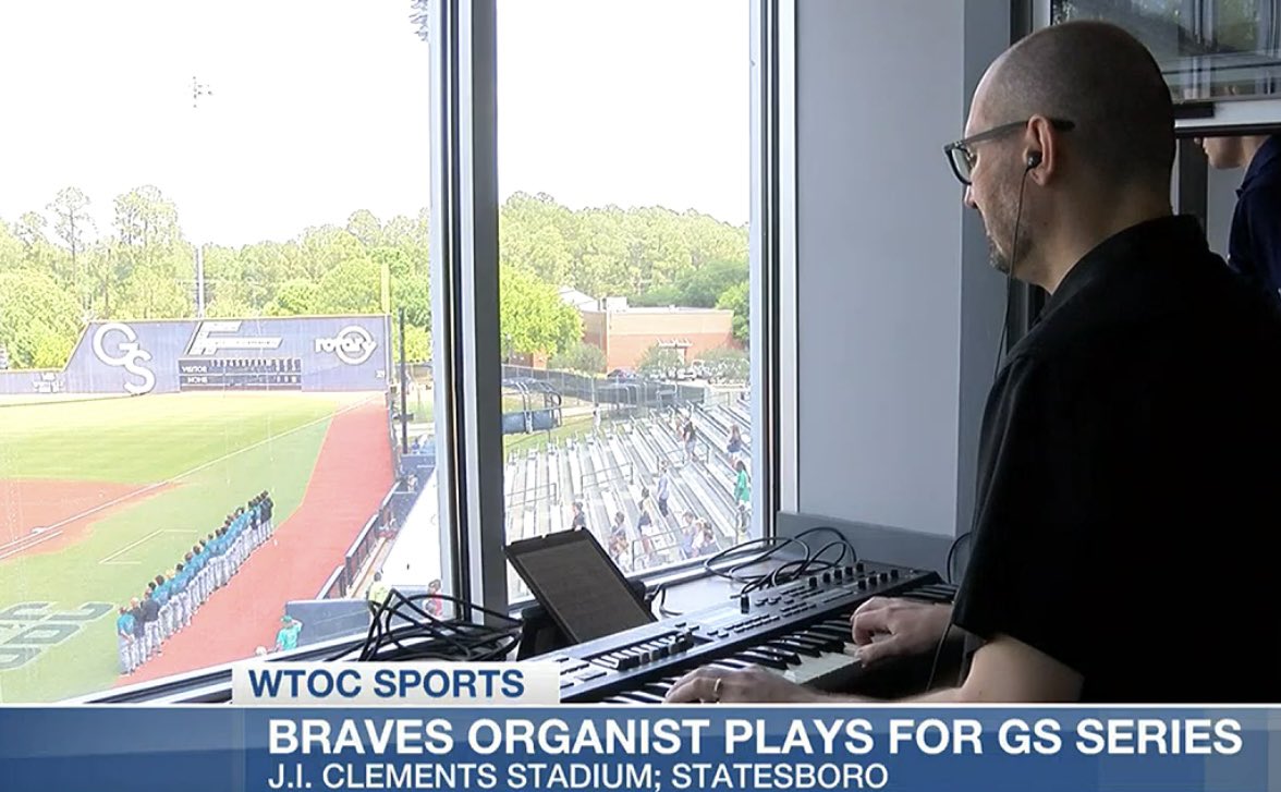 I’m coming back to Georgia Southern! This weekend, April 14-16, I’ll be playing the organ at J.I. Clements Stadium in Statesboro. I had  such a great time last year and am looking forward to this series against App State! <a href="/GSAthletics_BSB/">Georgia Southern Baseball</a>