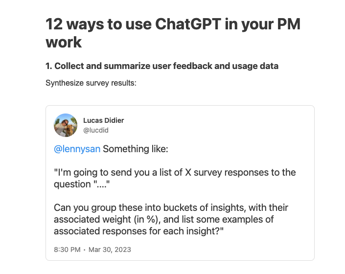 I guess today is the day I'm featured in <a href="/lennysan/">Lenny Rachitsky</a>'s newsletter 😎