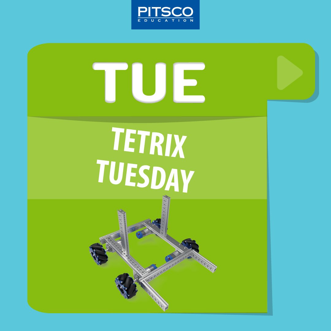 🤖 It's #TETRIXTuesday!!

Let's keep up that RAD feeling for #RoboticsWeek! Get entered to win a TETRIX Flex Build Robot Chassis today. 🤞

Winners will be announced at 8PM CST below.
p.s. Get a bonus entry by commenting! 🤩
offers.pitsco.com/robotics-week-…