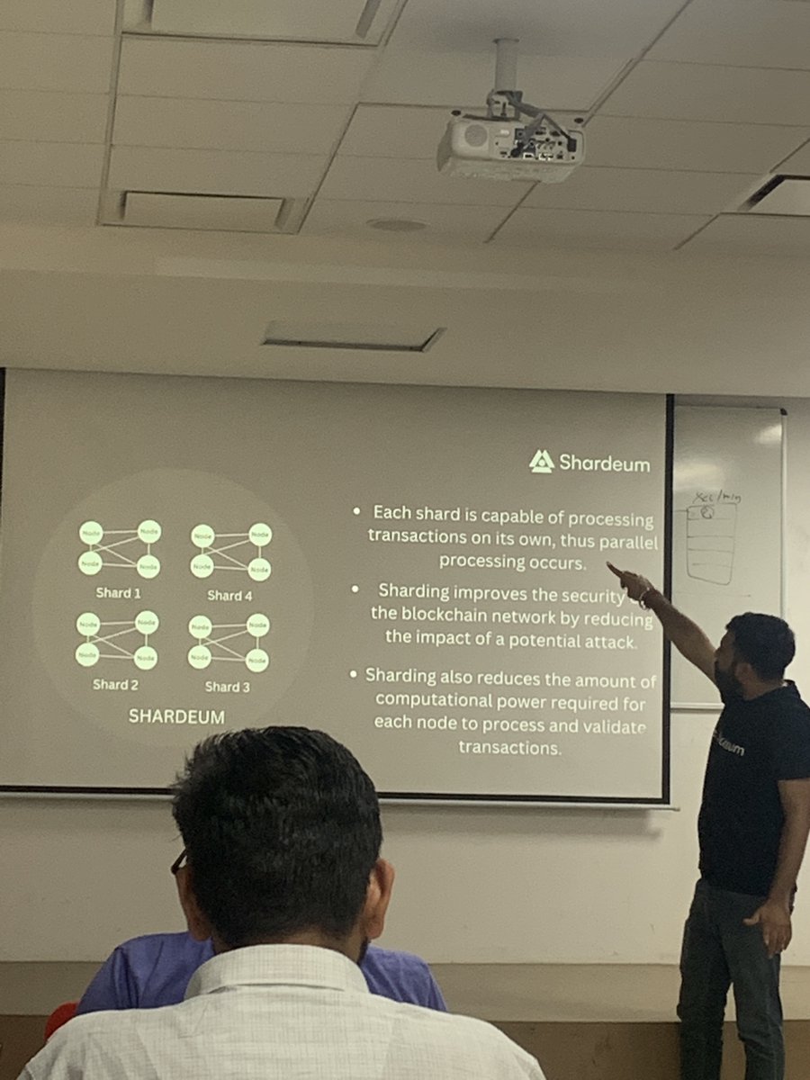 Udit_0002's tweet photo. Attending Blockchain Session by #Shardeum 
Unlocking the secrets of blockchain: where innovation meets security.
#ProofOfCommunity
Thankful fro the oppurtunity
@jayvsingh10 @ksatyarth2 @LoveneeshDhir 
#blockchaintechnology https://t.co/ZDv9afRDhY