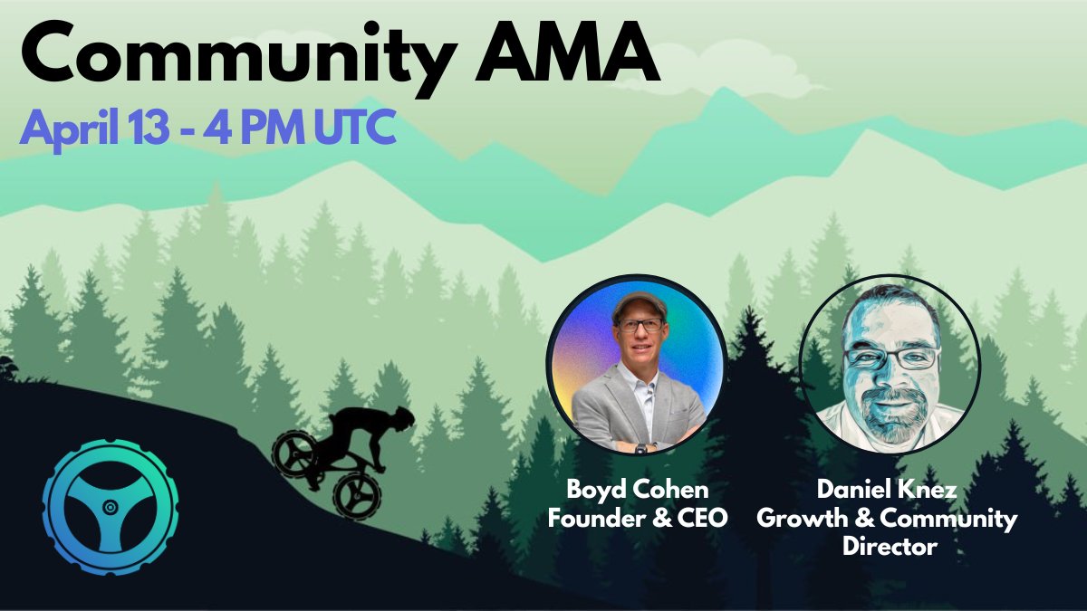 WheelCoin's tweet photo. Join our Monthly Community AMA call with @boydcohen and @DanielKnez. Please Join us -> https://t.co/Ohl8503TxU April 13th at 4pm UTC https://t.co/lmSsmuiA3H