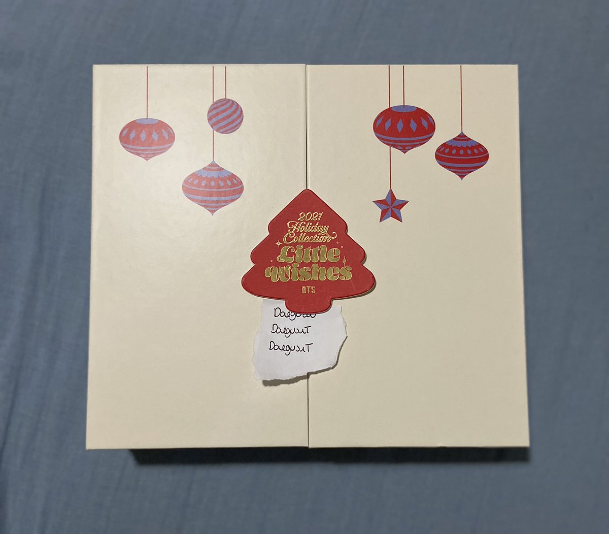 daeguset's tweet photo. vendo Little Wishes Box
Apenas sem os photocards
R$130,00 + frete https://t.co/YIpRuTk3qj
