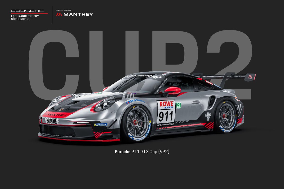 Manthey (@manthey_racing) on Twitter photo Development run for the #PorscheEnduranceTrophyNBR
At #NLS3, #Manthey fields a #Porsche #911GT3Cup (992) with special starting permission in Cup 2 class to test various technical changes based on feedback from teams and drivers. The testdrivers are: <a href="/MarcoHolzer/">Marco Holzer</a> and <a href="/jaxonevans_/">Jaxon Evans</a> Development run for the #PorscheEnduranceTrophyNBR
At #NLS3, #Manthey fields a #Porsche #911GT3Cup (992) with special starting permission in Cup 2 class to test various technical changes based on feedback from teams and drivers. The testdrivers are: <a href="/MarcoHolzer/">Marco Holzer</a> and <a href="/jaxonevans_/">Jaxon Evans</a>
