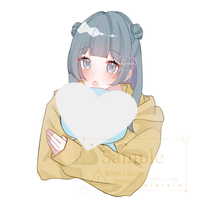 こちらの簡易イラスト納品しました!! 