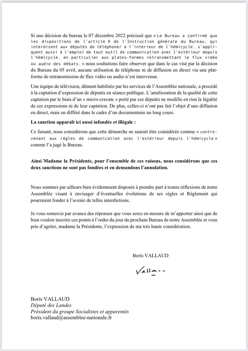 Boris VALLAUD tweet media