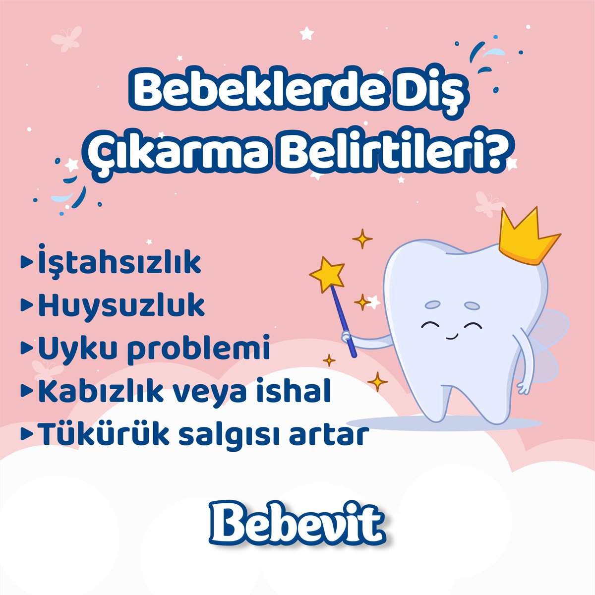 bebevit's tweet photo. Bebeğinizin dişini çıkarırken hangi belirtileri gösterebileceğini biliyor musunuz?🦷

#anne #bebek #yerliüretim #devamsütü #dişçıkarma #bebekdişi https://t.co/D2UfBTQIc3