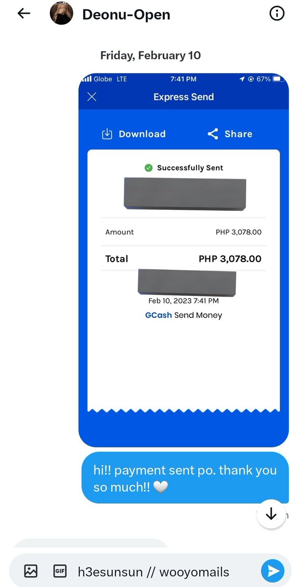 H3ESUNSUN's tweet photo. thank you so much for always accomodating me and for the smooth and fast transaction 🤍
@Sunjaycartzz #Sunjaypautang

(1/3) https://t.co/gpvD4S56gU