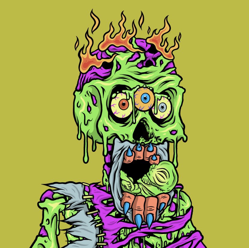 BFWallisson's tweet photo. @ToxicSkullsClub The FireBrain #ToxicSkullsClub #SkullsofMayhem #SOM #ToxicMayhem 🤯 https://t.co/Q9Al2cMxAW