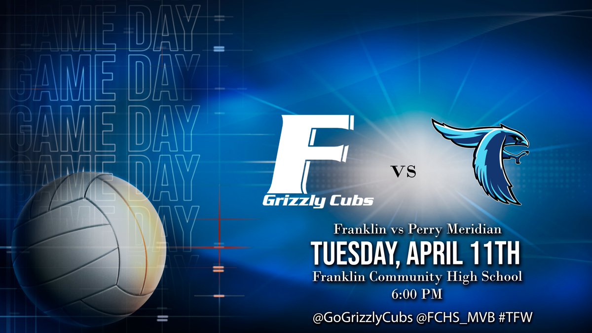 It's a busy day for our FCHS Athletes. Make sure to get out to FCHS to make the rounds to support many of our Spring Sports! #TFW

Baseball, Softball &amp; Volleyball all host Perry Meridian.
Golf is hosting Seymour at The Legends.