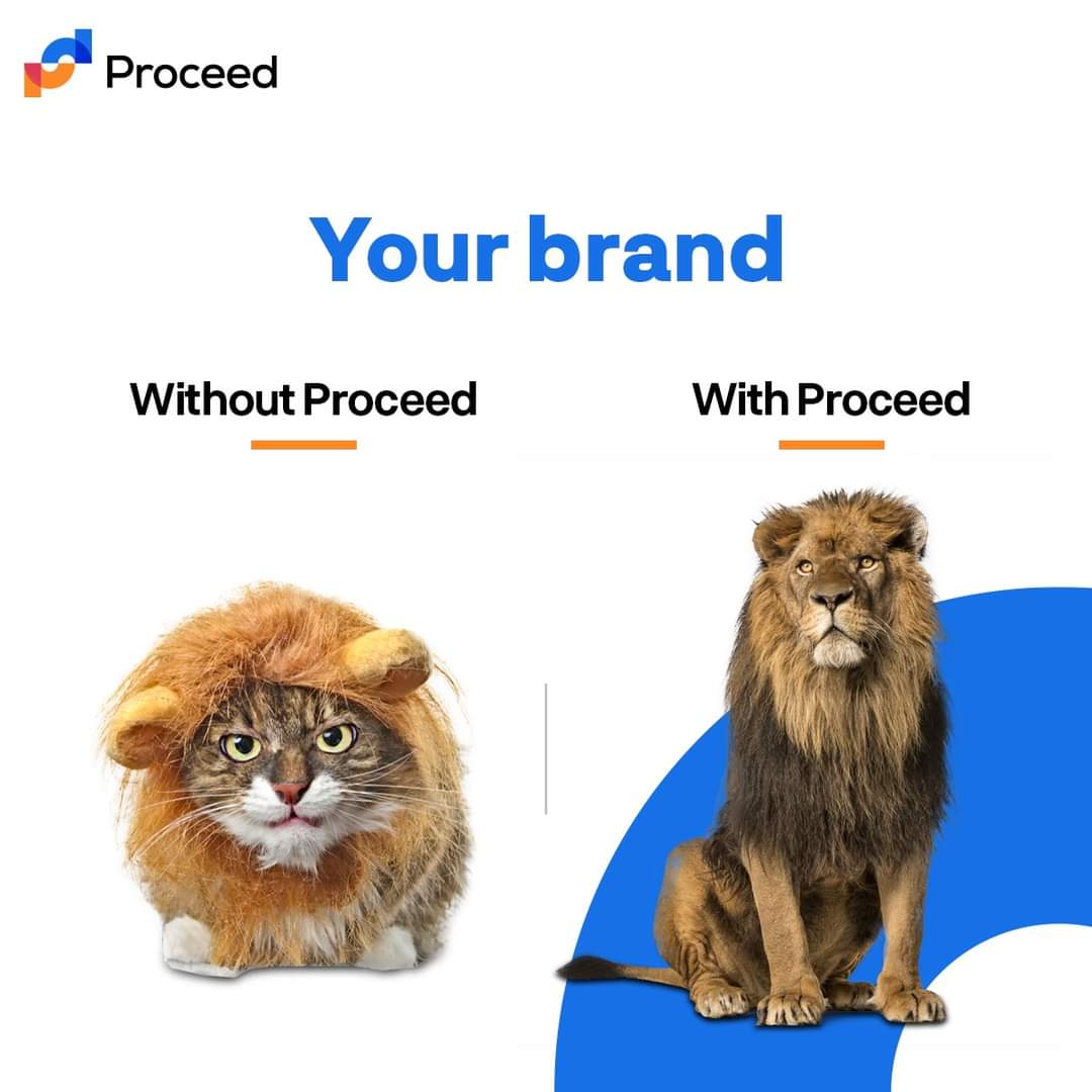 proceedglobal's tweet image. Proceed doesn’t tame your brand. We make it as majestic as it should be. Through our creative ideas and expert team, we make your brand the king of digital world.

To learn more, visit: letusproceed.com 

#Proceed #LetsProceed #DigitalWorld #BrandGrowth #BusinessGrowth