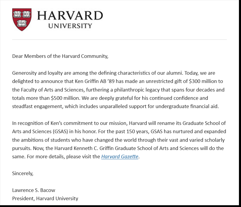equalityAlec's tweet photo. THREAD. This email sent by the President of Harvard to all of its alumni is an incredible document. It reveals several of the profound pathological problems of our society and its elite institutions. https://t.co/ft0iRYhx8A