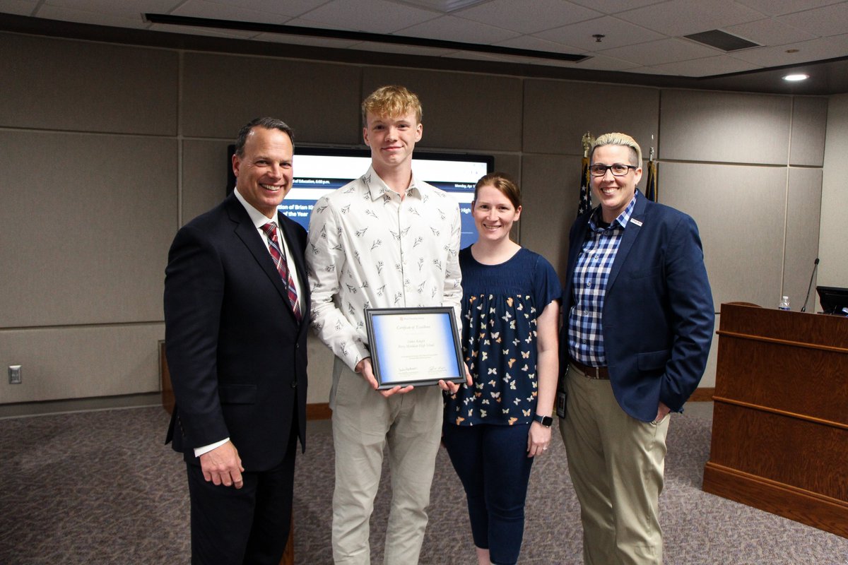 We also celebrated PMHS diver Stokes Night and SHS swimmer Noelle Bryan for qualifying for the state finals! Way to go! 🏊‍♂️🏅