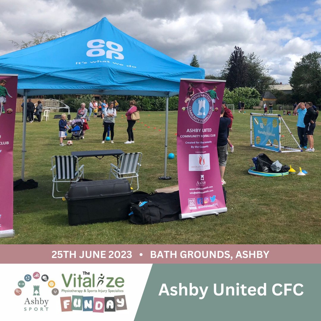📣 Sports fans! ⚽️ Join us at Ashby Sport Funday on 25th June, 10am - 4pm! 🎉 Meet Ashby United CFC and learn about our inclusive football community. 🤝 Open to all ages, get involved and ask us anything! 🙌 #AshbyUnitedCFC #AshbySportFunday #InclusiveFootball #CommunityFootball