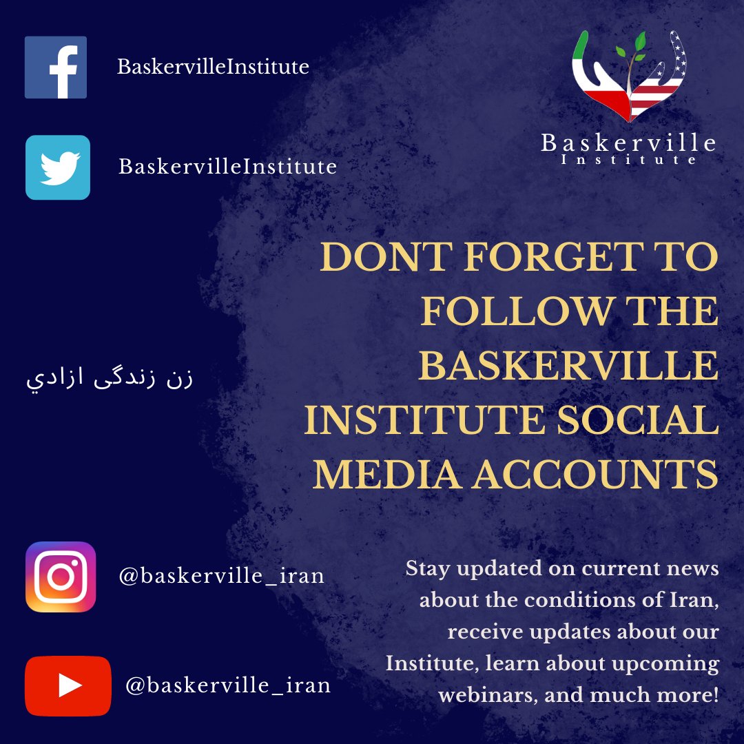 BaskervilleIran's tweet photo. The Baskerville Institute strives to enhance the connection between Iranians and Americans by delivering pertinent information regarding the Middle Eastern region.  Follow us on Facebook (HCBInstitute) and Instagram (Baskerville_Iran). #Iran #UnitedStates #Iranian #American https://t.co/JpRL0cFFUO