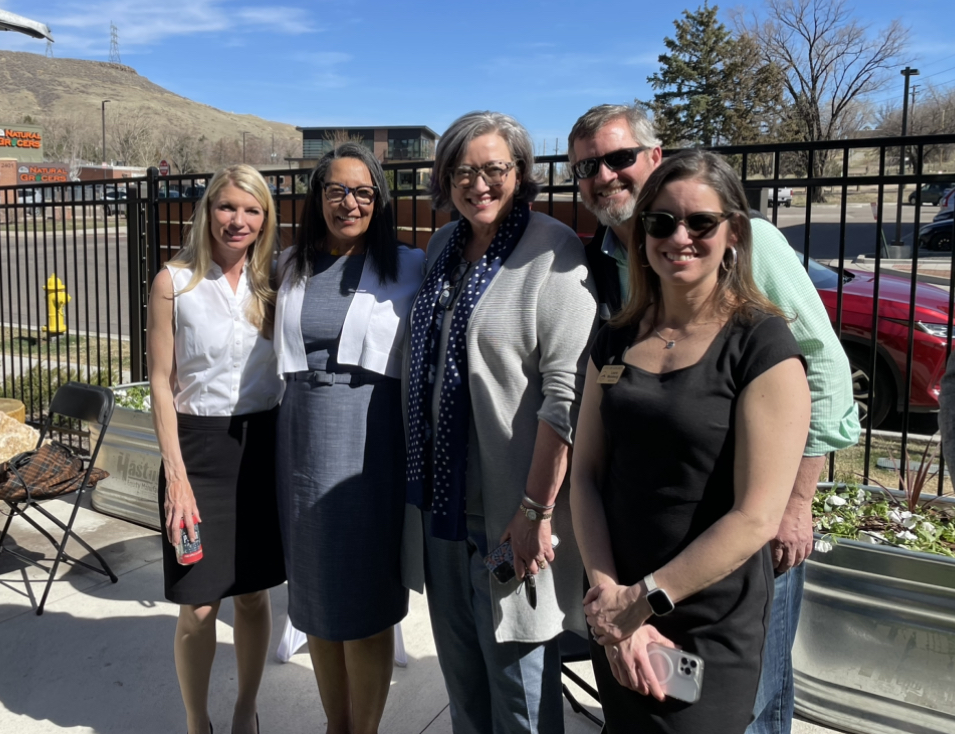 HUDRockyMtns's tweet photo. This week, @HUDRockyMtns celebrated #CommunityDevelopmentWeek at Flats at Ford Street in #GoldenCO. Attendees heard from @GovofCO, @RepPettersen, @CityofGolden Mayor Laura Weinberg, and others. Thank you to Foothills Regional Housing and @COLocalAffairs for hosting! https://t.co/UcrqOz6FV0