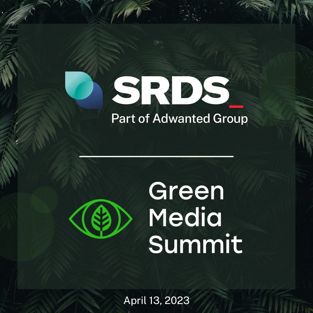 Are you attending this year's Green Media Summit hosted by @sharethrough? SRDS will be in attendance! 
We are looking forward to learn about innovative strategies for promoting sustainability and reducing our environmental footprint. 

#GreenMediaSummit #NYC #Sustainability