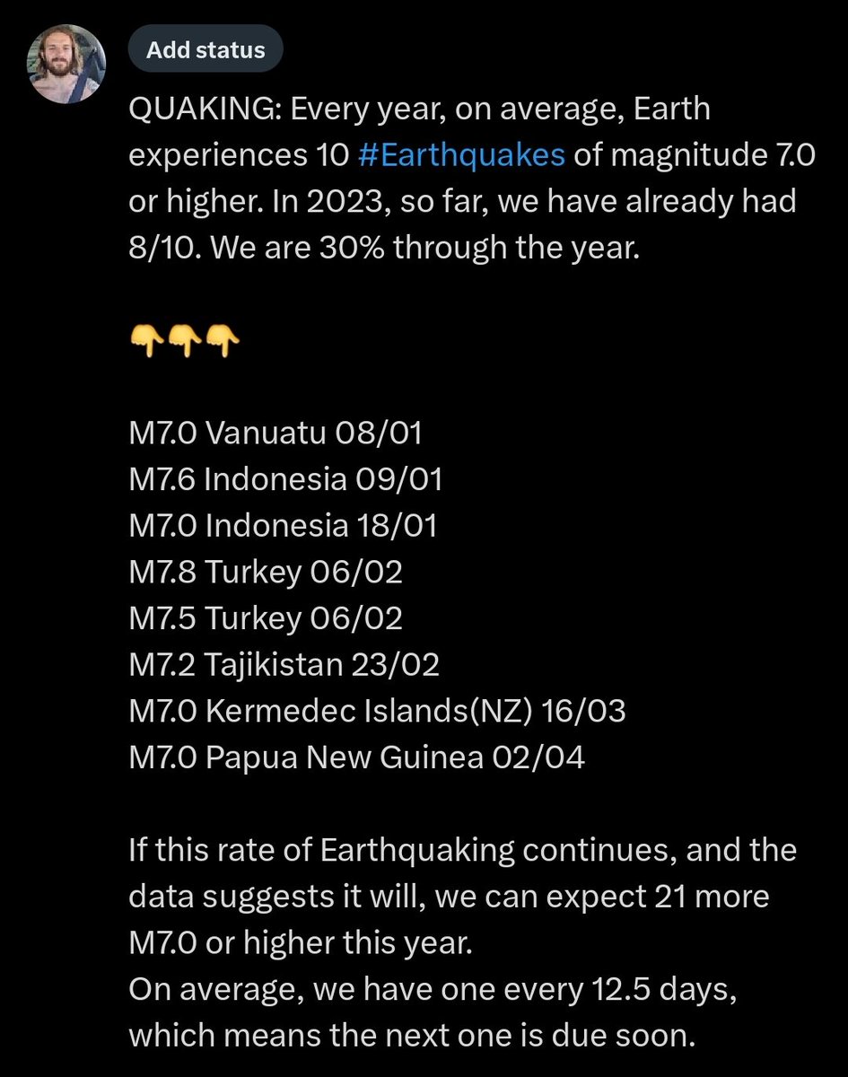 jacobwoning's tweet photo. For some reason Twitter wont let me send this tweet. #poleshift #earthquake #magma #volcano #tectonicplates #tectonicshift #earth #magnetosphere #solarflare #CME https://t.co/nd2aIc9czx