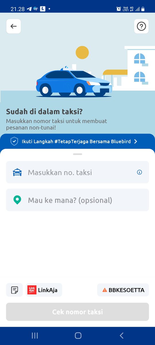 Bisa gak ya kalo bayar pake EzPay di <a href="/Bluebirdgroup/">Bluebird Group</a> ditambahkan kita bisa masukan email, jadi nanti e-struk nya di kirim ke email. Skr masih mesti minta print drivernya.   #GOpaperless