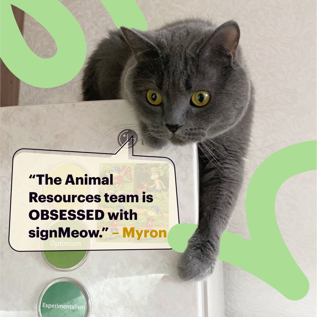 signnow's tweet photo. For #NationalPetDay2023, we're thrilled to announce our new product: signMeow. 

Now, pets everywhere can digitally sign documents with a qualified 🐾ePaw print.

100% of customers prefer it over Dogusign, and here's what they are saying. 

#NationalPetDay #NationalPetMonth https://t.co/O7EDOdXDRA